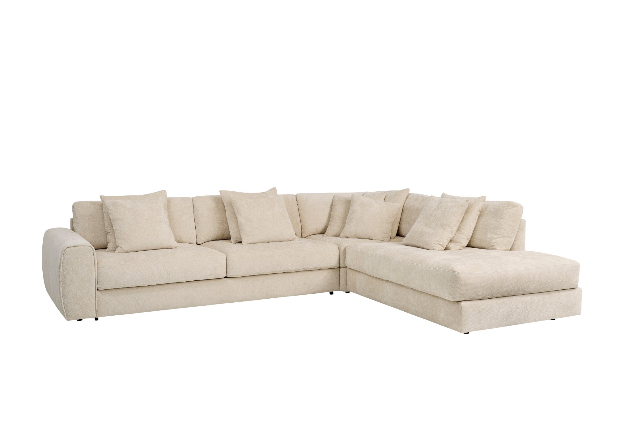 SWEET L - 3-istuttava vuodesohva + umpinainen pääty